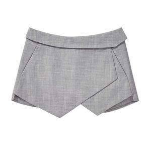 Aritzia Talula Berklee Wool Blend Oragami Envelope Skirt Skort